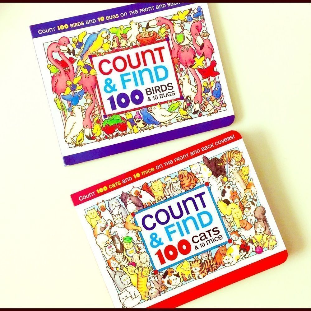 Set of two Count&Find Board Books